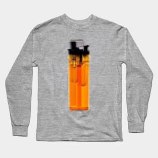 Pixel Lighter Orange OG Long Sleeve T-Shirt